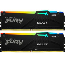 Kingston Пам'ять ПК  DDR5 64GB KIT (32GBx2) 5600 FURY Beast (KF556C36BBEAK2-64)