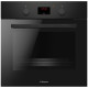 Hansa SET (oven electrical + hob gas), black (FCGS68326)