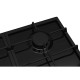 Hansa SET (oven electrical + hob gas), black (FCGS68326)