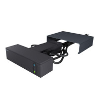 Legrand TV corner extension cord, 2 m, 4xType F, 16A, filter, black (694515)