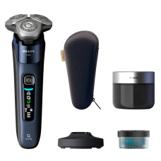 Philips electric shaver, razor head-3, Li-Ion, dry+wet, charge indicator, hard case, blue (X9003/30)