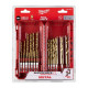 Milwaukee RedHEX Shockwave HSS-TiN metal drill bit set, 19 pcs, 2-10 mm, case (4932493866)