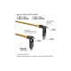 Дата кабель 6in1 inCharge XL 0.3m yellow Rolling Square (XLS03R)
