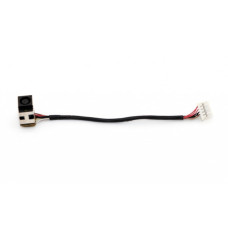 Разъем питания ноутбука с кабелем для HP PJ258 (7.4mm x 5.0mm + center pin), 10(9)-p Универсальный (A49038)