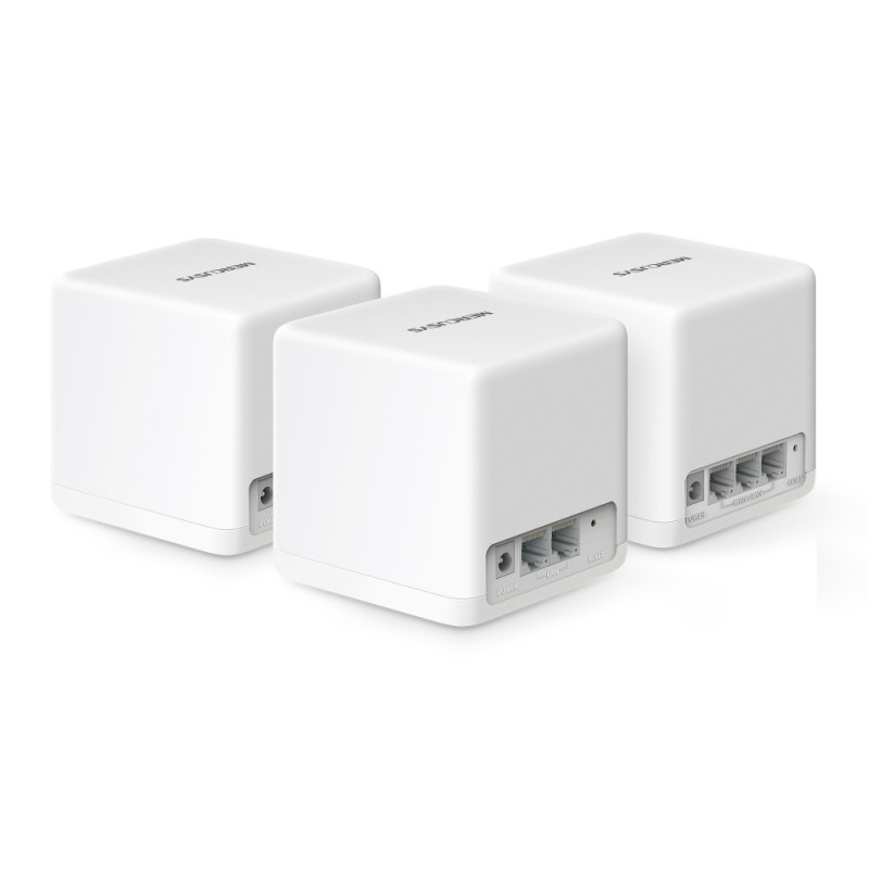 Mercusys Система WiFi-Mesh Halo H60X AX1500, 3xGE LAN/WAN, 3мод (HALO-H60X-3-PACK)