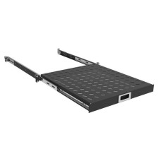 ZPAS Полиця 19", 1U, висувна, глибиною 450-550 мм, чорна (WZ-5841-25-03-550-161)