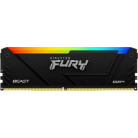 Kingston Пам'ять ПК DDR4 32GB KIT (16GBx2) 2666 FURY Beast RGB (KF426C16BB12AK2/32)