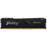Kingston Память ПК DDR4 32GB KIT (16GBx2) 3200 Fury Beast Black (KF432C16BB1K2/32)