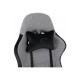 Кресло игровое GT Racer X-2324 Gray/Black (X-2324 Fabric Gray/Black Suede)