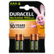 Акумулятор Duracell AAA HR03 900mAh * 4 (5005015)