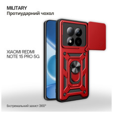 Чехол для мобильного телефона BeCover Military Xiaomi Redmi Note 15 Pro 5G Red (715868)