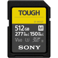Sony Карта пам'яті Sony SDXC 512GB C10 UHS-II U3 V60 R277/W150MB/s Tough (SFM512T.SYM)