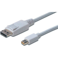 Digitus miniDisplayPort to DisplayPort (AM/AM)[1.0m, white]