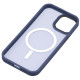 2E Basic case for Apple iPhone 15, Soft Touch MagSafe Cover, Dark Blue (2E-IPH-15-OCLS-DL)