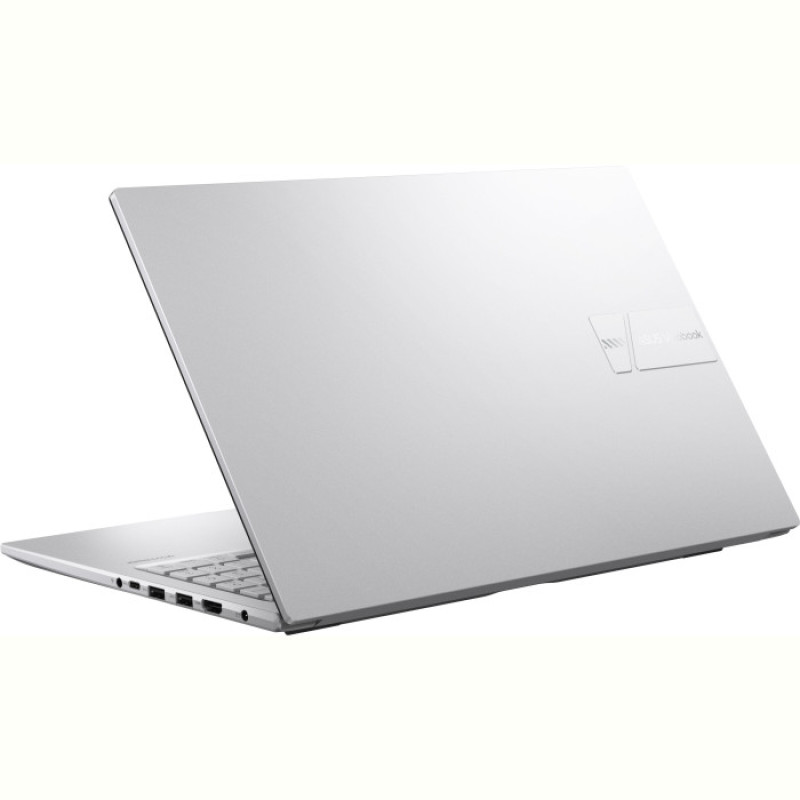 Ноутбук Asus Vivobook 15 X1504ZA-BQ531 (90NB1022-M01260); 15.6" FullHD (1920x1080) IPS LED матовый , Intel Core i5-1235U (1.3 - 4.4 ГГц) , RAM 16 ГБ (Max 16 ГБ ) , SSD 1 ТБ , Intel Iris Xe Graphics , без ОП , Wi-Fi , BT , Без ОС , MIL-STD 810H , TPM , пластик , 1.7 кг , серебристый , подсветка клавиатуры