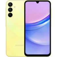 Samsung Смартфон Galaxy A15 (A155) 6.5" 8/256ГБ, 2SIM, 5000мА•год, жовтий (SM-A155FZYIEUC)
