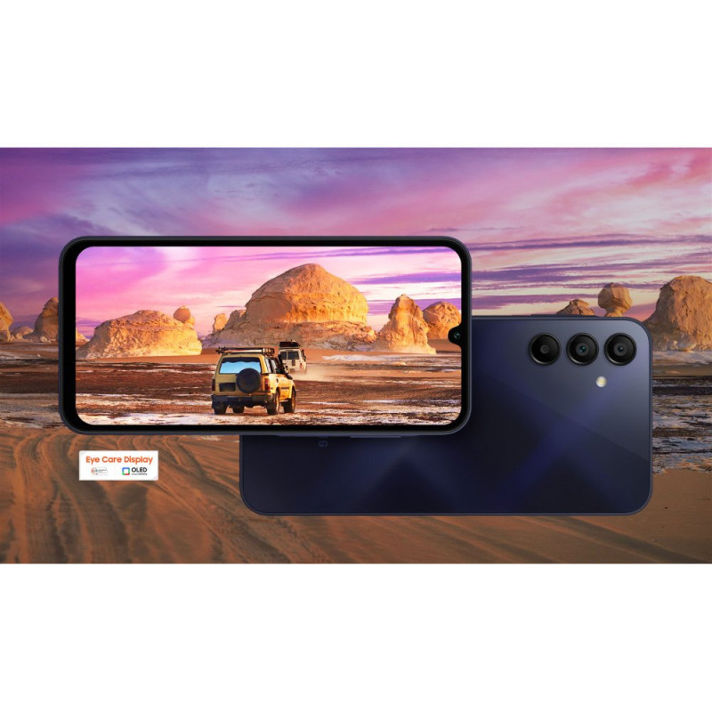 Samsung Смартфон Galaxy A15 (A155) 6.5" 8/256ГБ, 2SIM, 5000мА•год, жовтий (SM-A155FZYIEUC)