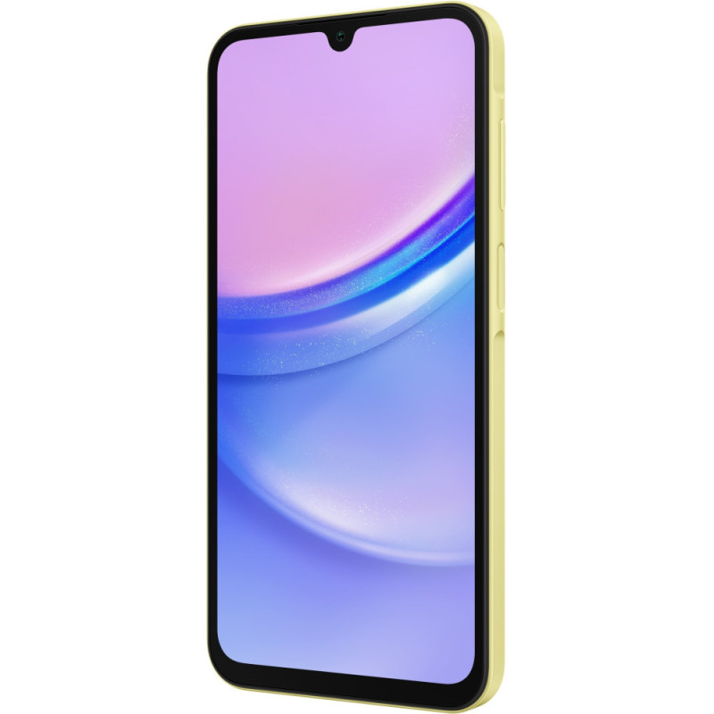 Samsung Смартфон Galaxy A15 (A155) 6.5" 8/256ГБ, 2SIM, 5000мА•год, жовтий (SM-A155FZYIEUC)