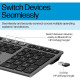 HP Keyboard membrane 720 Multi-Device Rechargeable, 109key, WL/BT, EN/UK, black (9T5B1AA)
