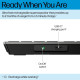 HP Keyboard membrane 720 Multi-Device Rechargeable, 109key, WL/BT, EN/UK, black (9T5B1AA)