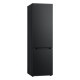 LG Refrigerator with bottom freezer, ref-277l, freez.-107l, 2doors, A++, inv., fresh zone, black (GW-B509FT7W)