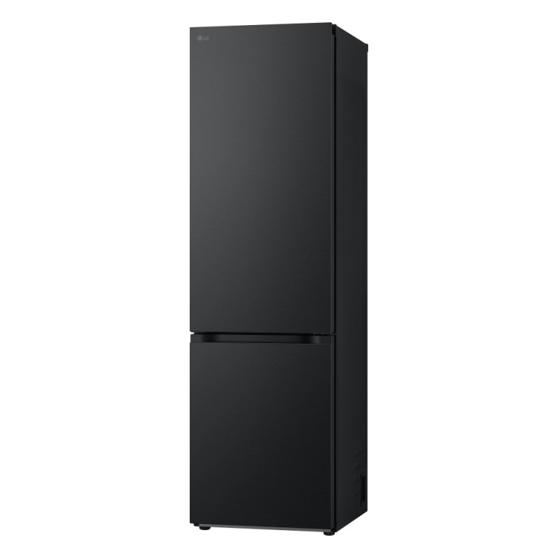 LG Refrigerator with bottom freezer, ref-277l, freez.-107l, 2doors, A++, inv., fresh zone, black (GW-B509FT7W)