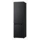 LG Refrigerator with bottom freezer, ref-277l, freez.-107l, 2doors, A++, inv., fresh zone, black (GW-B509FT7W)