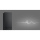 LG Refrigerator with bottom freezer, ref-277l, freez.-107l, 2doors, A++, inv., fresh zone, black (GW-B509FT7W)