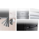 LG Refrigerator with bottom freezer, ref-277l, freez.-107l, 2doors, A++, inv., fresh zone, black (GW-B509FT7W)