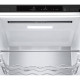 LG Refrigerator with bottom freezer, ref-277l, freez.-107l, 2doors, A++, inv., fresh zone, black (GW-B509FT7W)