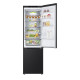 LG Refrigerator with bottom freezer, ref-277l, freez.-107l, 2doors, A++, inv., fresh zone, black (GW-B509FT7W)