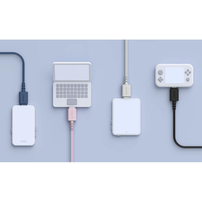 Sony IER-EX15C Headphones In-ear USB-C, Mic, Blue (IEREX15CL.E)