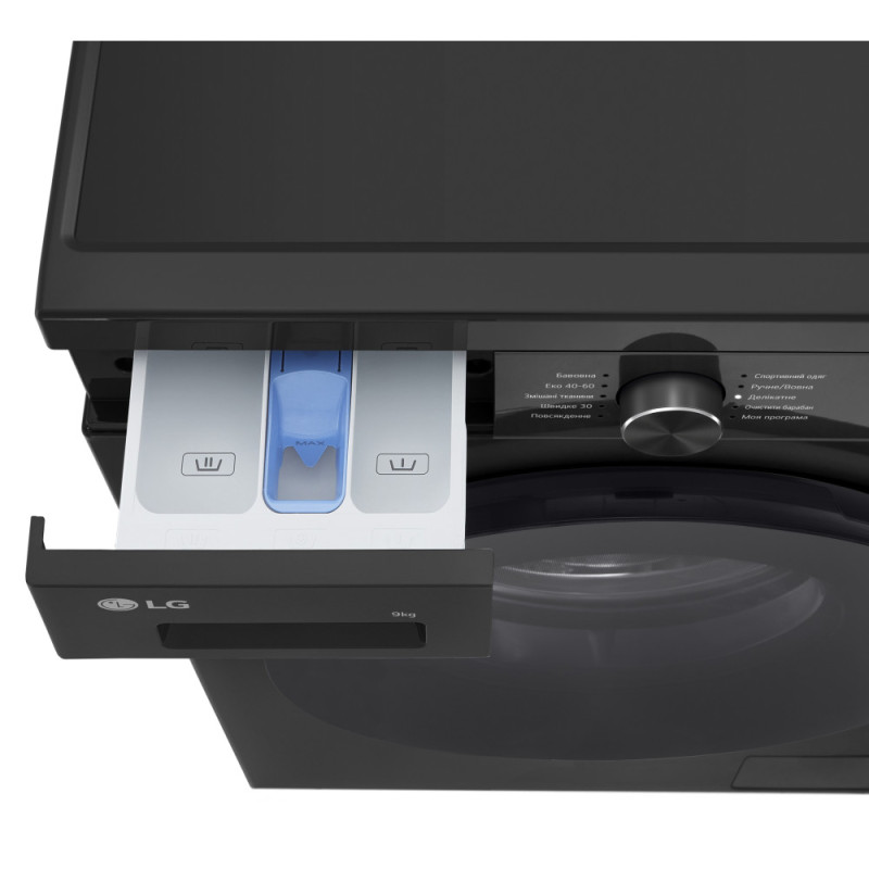 LG Пральна машина фронтальна, 9кг, 1400, A, 55см, (F4Y2VS5JE)