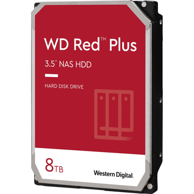 WD 8TB 3.5  5640 256MB SATA Red Plus NAS (WD80EFPX)