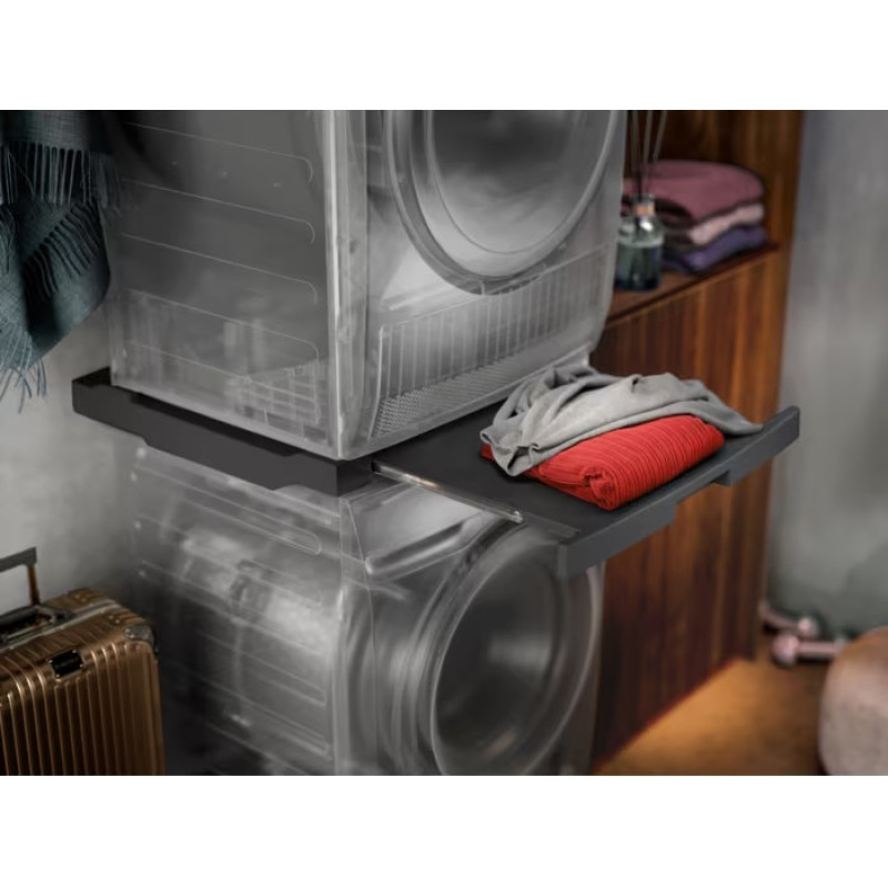 Electrolux Комплект монтажний для з'єднання пральної машини з сушильною машиною, висувна полиця, сріблястий темний (N1WYHSK6)