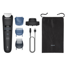 Philips Тример Philips Series 5000, для бороди і вусів, акум., сталь, чорний (BT5780/15)