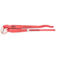 Neo Tools pipe wrench, 45°, working range 0-38mm, 420mm (02-421)