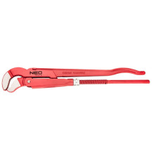 Neo Tools pipe wrench, 45°, working range 0-38mm, 420mm (02-421)