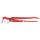 Neo Tools pipe wrench, 45°, working range 0-38mm, 420mm (02-421)