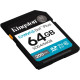 Kingston Карта памяти Kingston SD 64GB C10 UHS-I U3 V30 R200MB/s (SDG4/64GB)