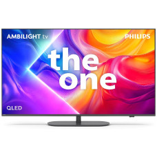Philips Телевізор 43" Philips QLED 4K 144Hz Smart Titan OS Black Ambilight (43PUS9010/12)