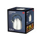 ARDESTO Kettle Gemini Cremona, 2.5 l, gray, stainless steel