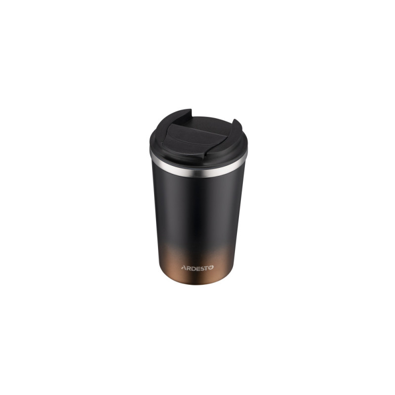 ARDESTO Travel mug Black & Copper 360 ml, stainless steel