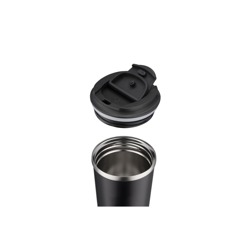 ARDESTO Travel mug Black & Copper 360 ml, stainless steel
