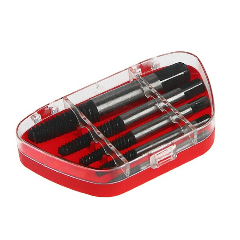 Top Tools Extractors for broken screws, set of 5pcs (14A105)