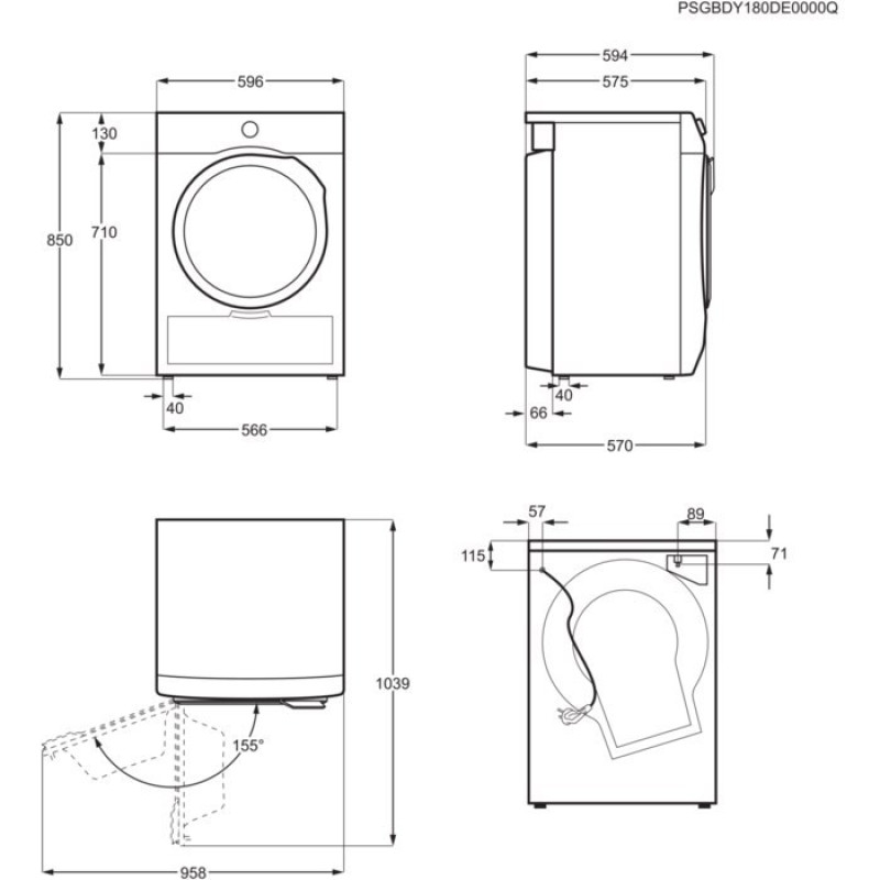 Electrolux Сушильный барабан EW6C527PU