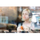 Philips Наушники Over-ear TAH5205 BT 5.0, SBC, Wireless, Mic, Черный (TAH5205BK/00)