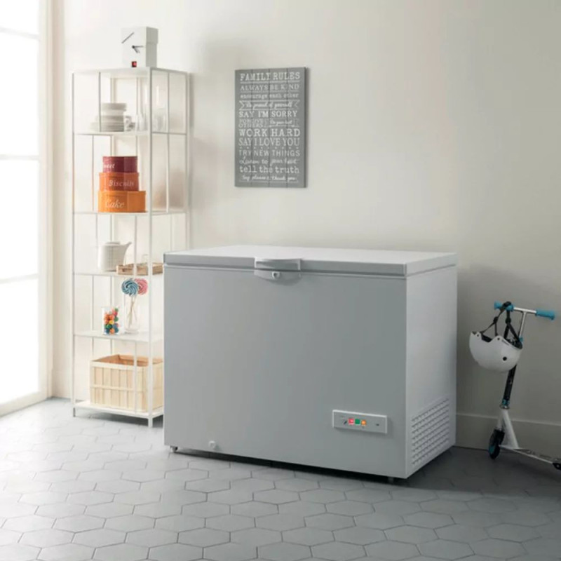 Indesit Chest freezer 92x140,5x70, 390L, A+, ST, white (OS1A400H1)