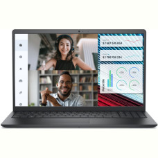 Ноутбук Dell Vostro 3520 (N3003PVNB3520UA_WP); 15.6" FullHD (1920x1080) WVA LED матовый 120 Гц , Intel Core i5-1235U (1.3 - 4.4 ГГц) , RAM 16 ГБ , SSD 512 ГБ , Intel Iris Xe Graphics , без ОП , Wi-Fi , BT , LAN , веб-камера , Windows 11 Pro , 1.66 кг , черный , подсветка клавитуры