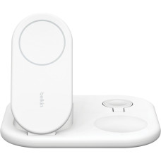 Belkin 3 in1 Magnetic Foldable iPhone/Watch/AirPods, Qi2 15W, white (WIZ029VFWH)